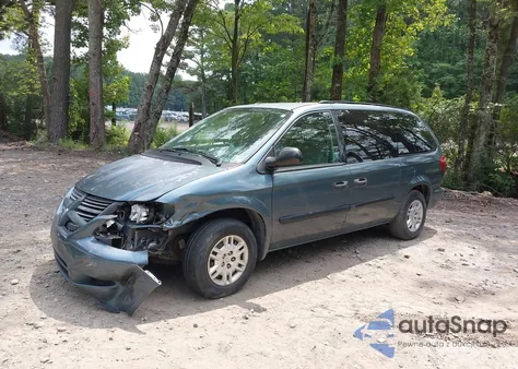 2005 Dodge Grand Caravan Se из США, поврежденный, VIN 1D4GP24R35B247042